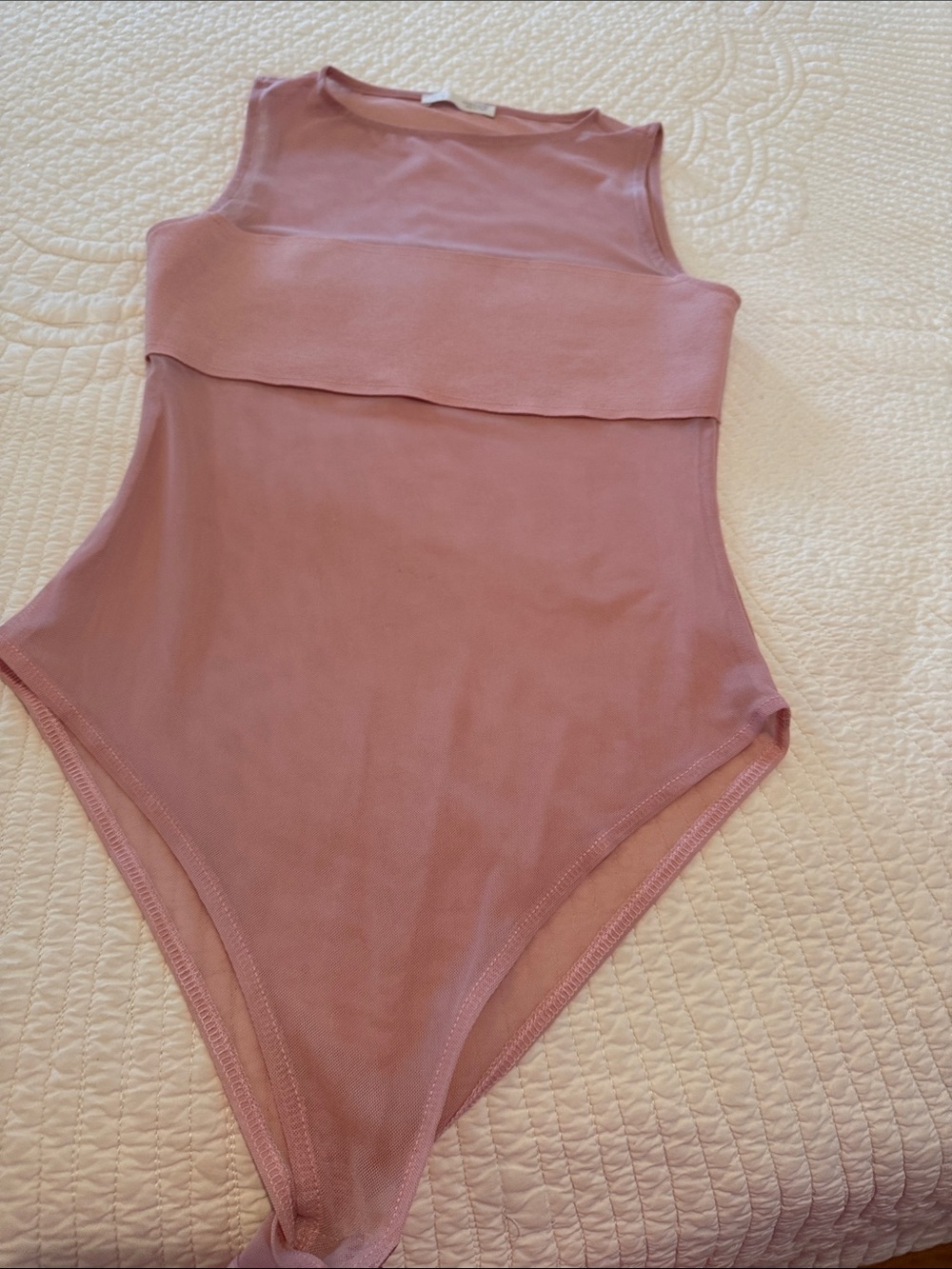 Sleeveless One-Piece in Dusty Rose